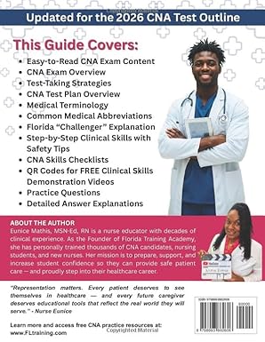 CNA Exam Prep Study Guide (Black & White Edition)