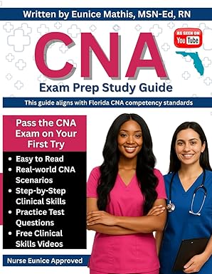 CNA Exam Prep Study Guide (Black & White Edition)